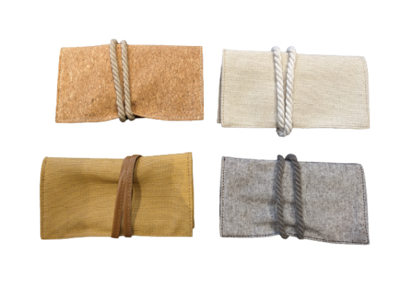 Drehertasche "Handmade in Barcelona - Stoff & Kork"